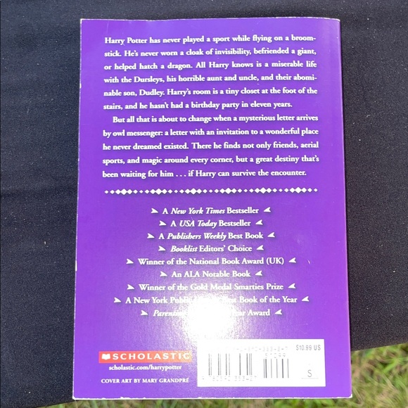 Scholastic Harry Potter Book with Red and Blue Cover - Picture 3 of 5